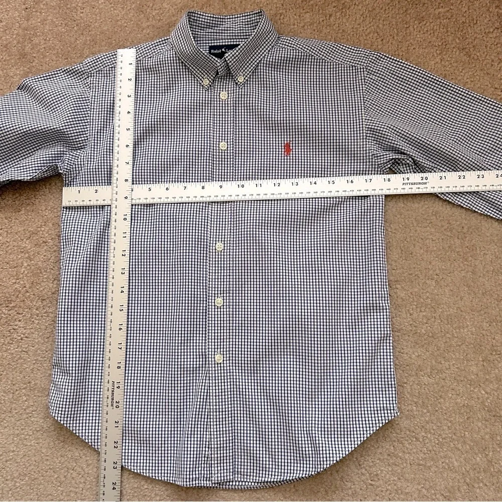 Ralph Lauren Gingham Long Sleeve Button Down Shirt